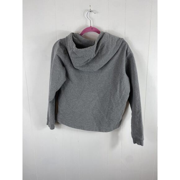 Patagonia Gray Pullover Hoodie with Rainbow Stripe Logo - Picture 5 of 5